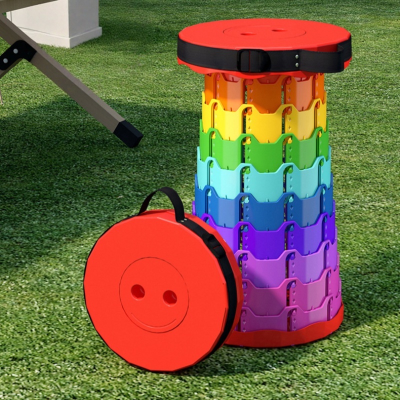 Rainbow Folding Chair, Portabl - Outdoor Camping High Chair review and price