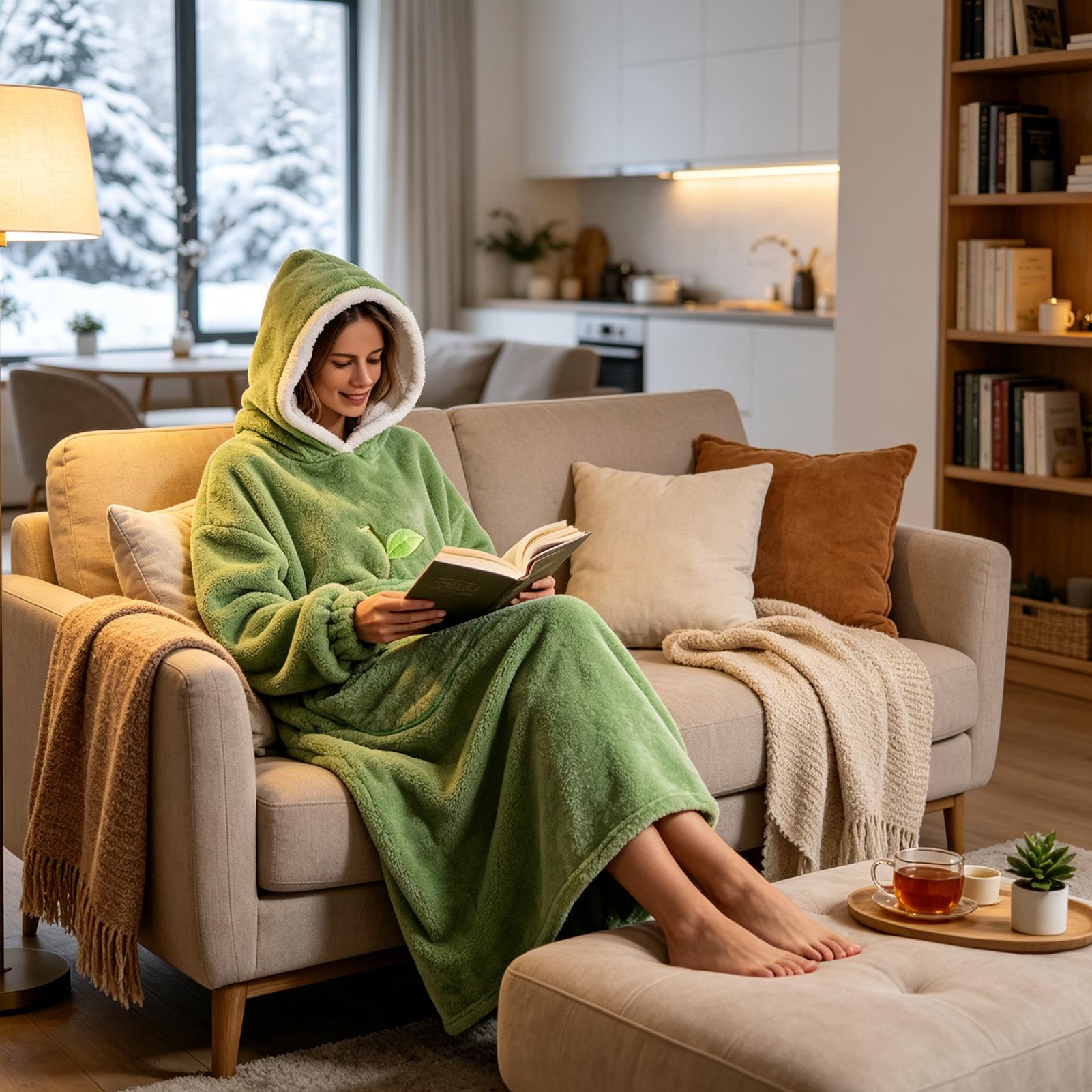 Hoodie Blanket Pullover Fleece - Outdoor Camping Blanket review and price