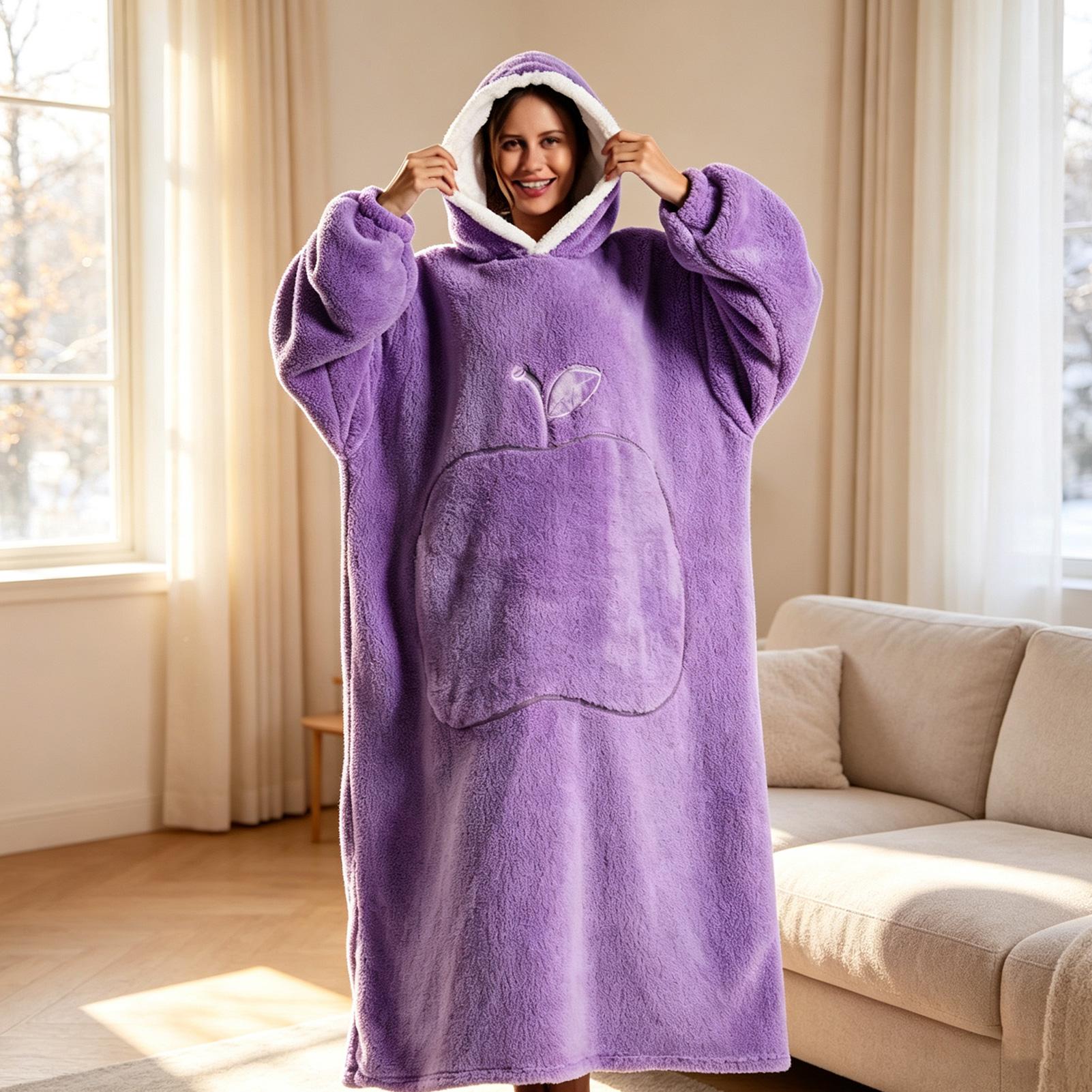 Hoodie Blanket Pullover Fleece - Outdoor Camping Blanket review and price