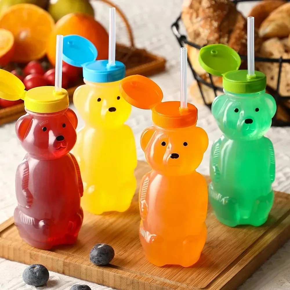 1PCS 230ml Bear Plastic Bottle - Bear Canister review and price