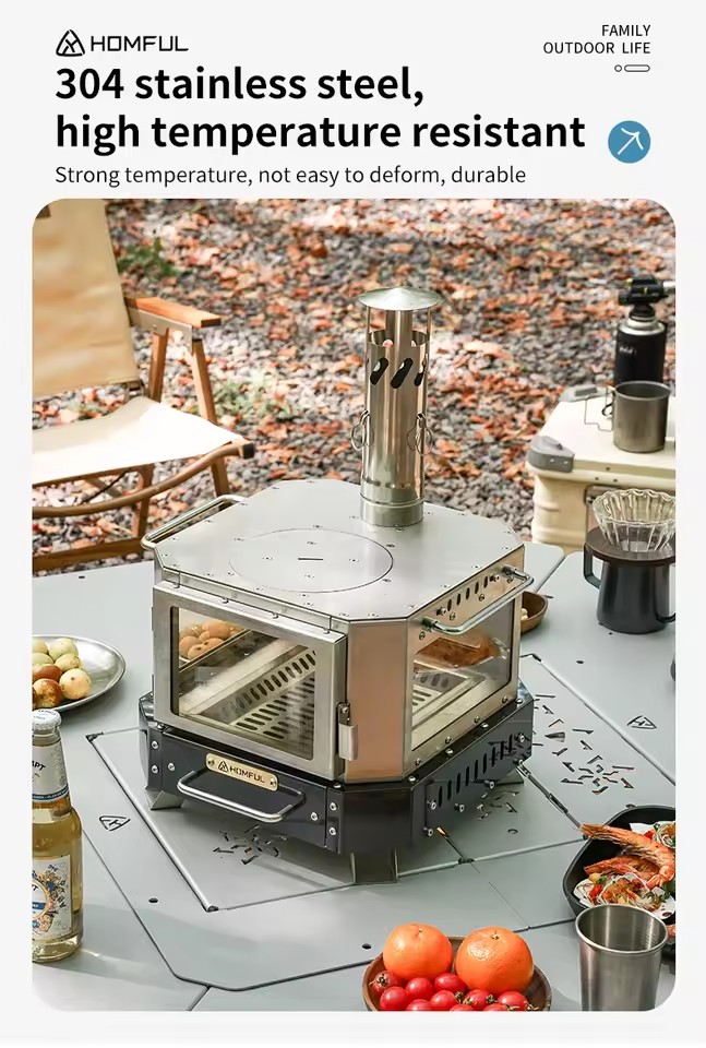 HOMFUL Portable Firewood Stove - Outdoor Camping Stove Wood review and price