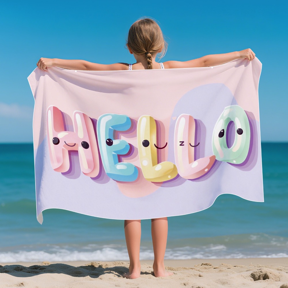 Cartoon Pattern Beach Towel Ki - Outdoor Camping Blanket review and price