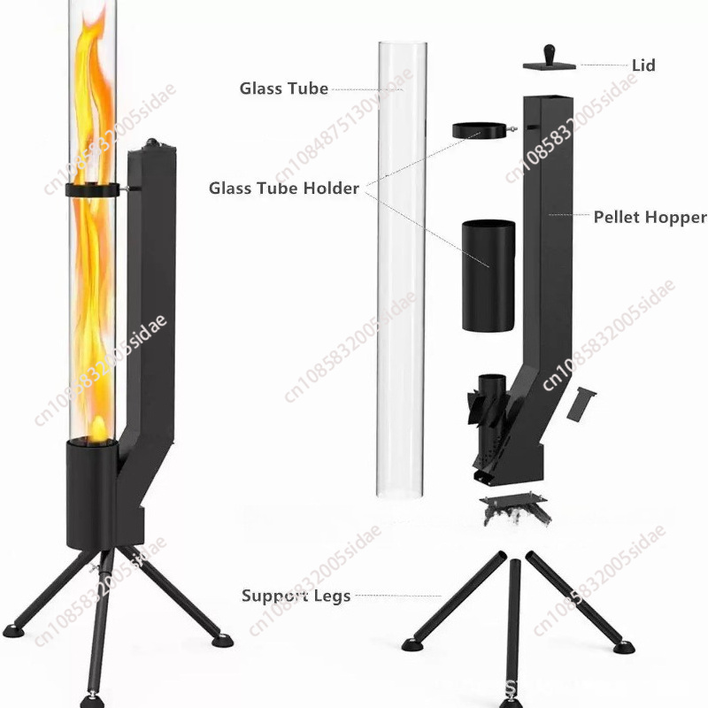 Vertical wood-burning rocket s - Outdoor Camping Stove Wood review and price