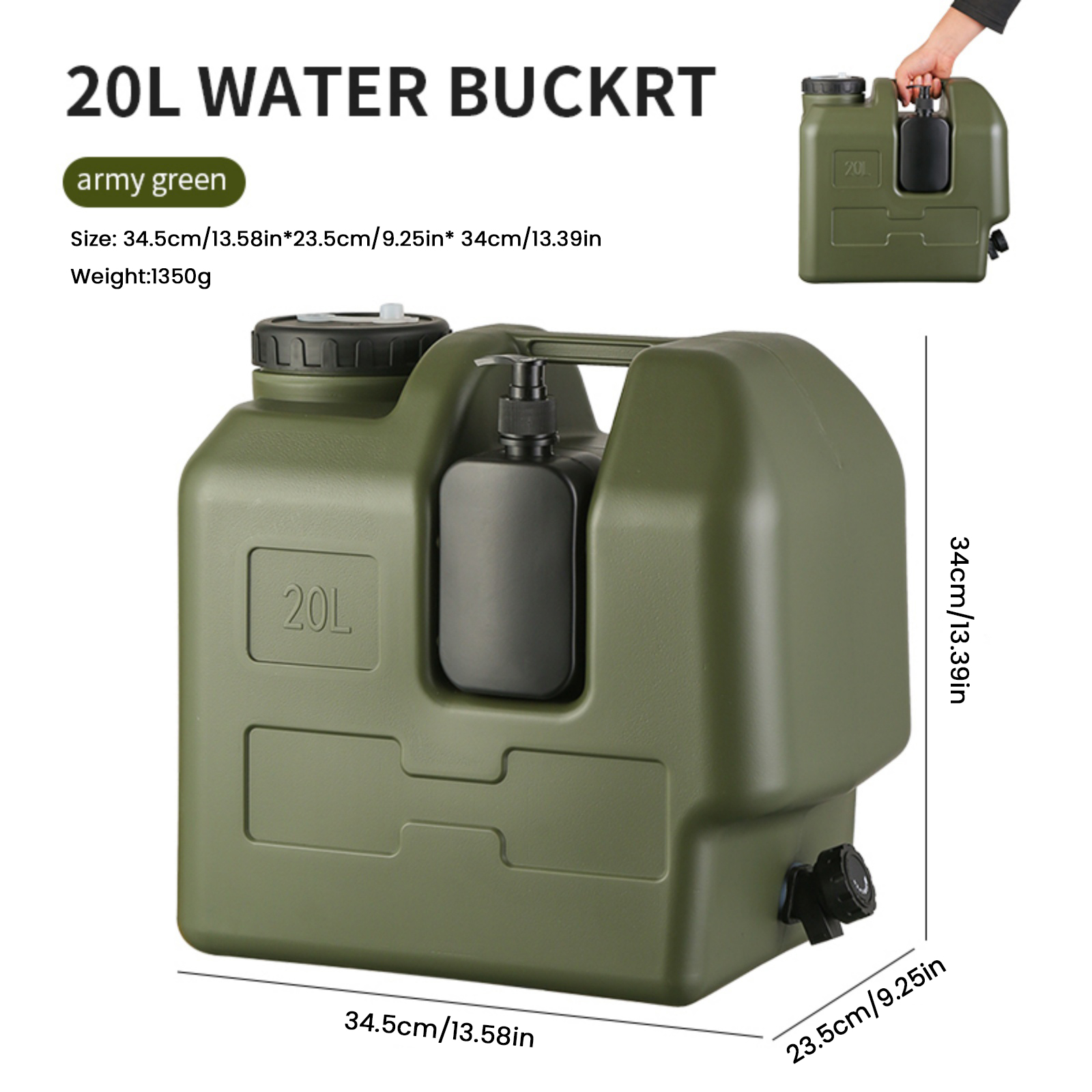 15/20L Portable Camping Water  - Outdoor Camping Water Tank review and price