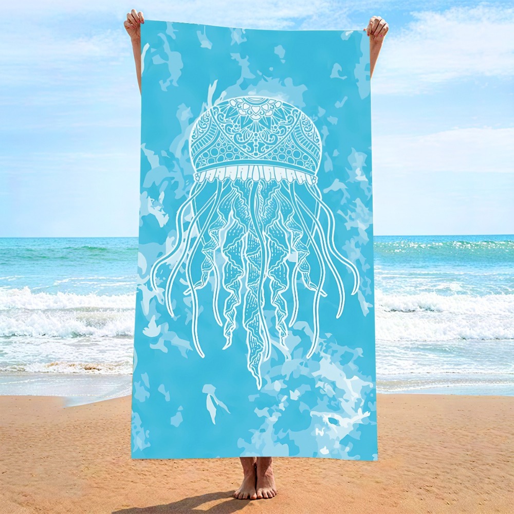 27.5x55inch Blue Ocean Jellyfi - Outdoor Camping Blanket review and price
