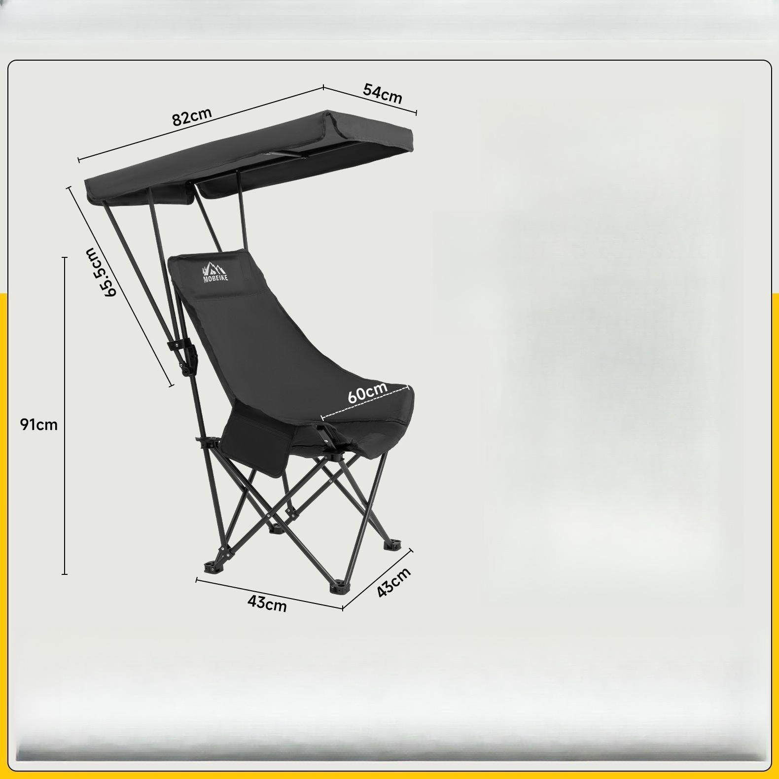 Outdoor umbrella folding chair - Outdoor Camping High Chair review and price