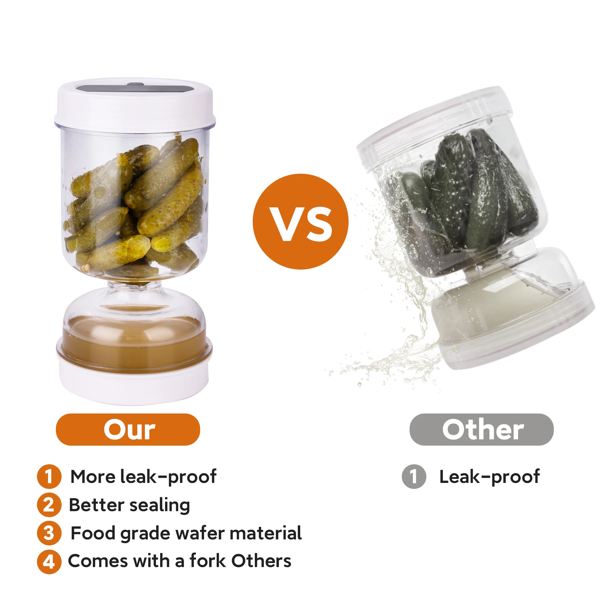 Pickles Jar With Forks Dry and - Bear Canister review and price