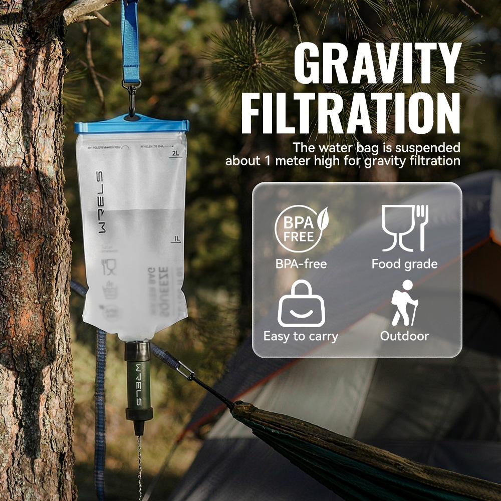 WERLS Hiking Personal Mini Wat - Outdoor Camping Water Filter review and price