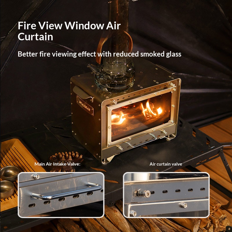 3F UL GEAR Stainless Steel Fir - Outdoor Camping Stove Wood review and price