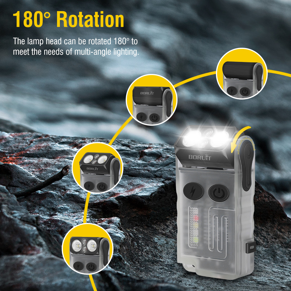 BORUiT V20 Fluorescence Buzzer - Outdoor Camping Lantern review and price