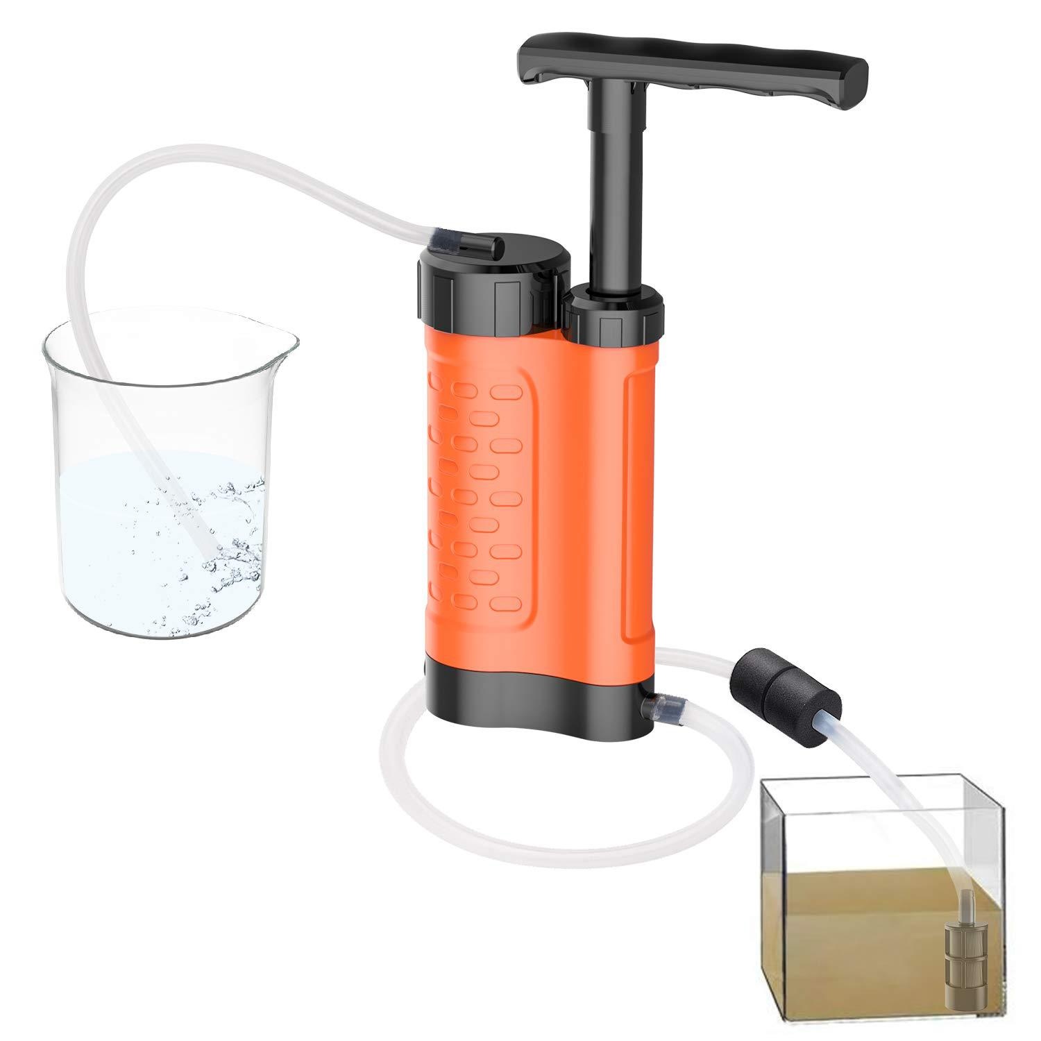 Portable Water Filter Pump, Em - Outdoor Camping Water Filter review and price