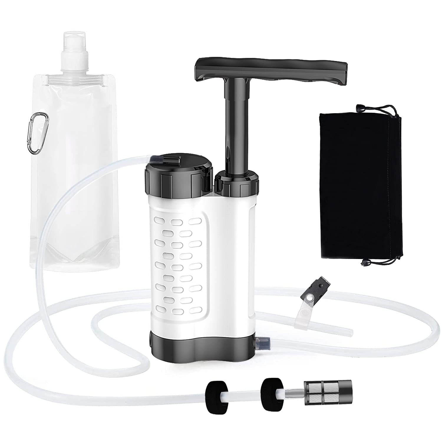 Portable Water Filter Pump, Em - Outdoor Camping Water Filter review and price