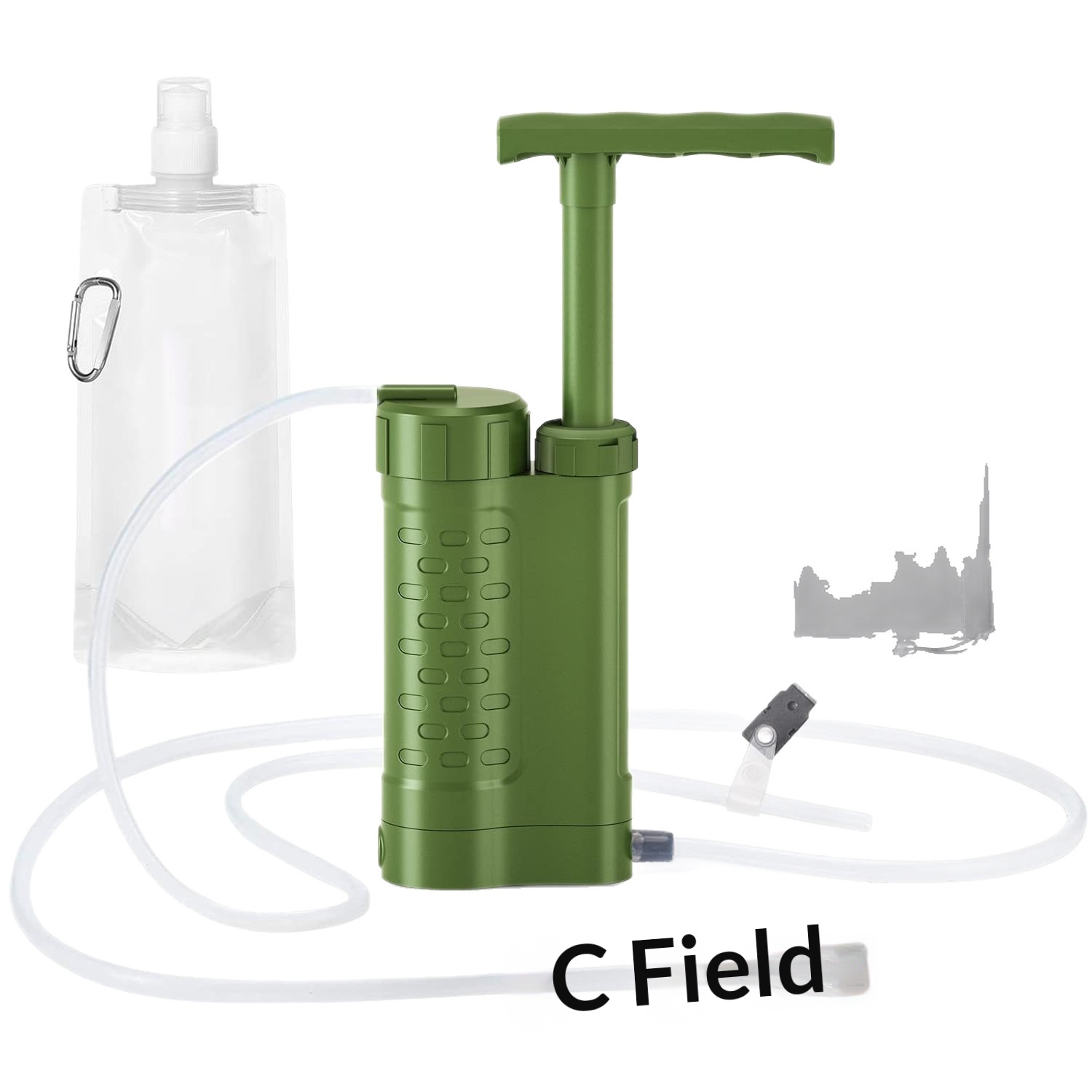 Portable Water Filter Pump, Em - Outdoor Camping Water Filter review and price