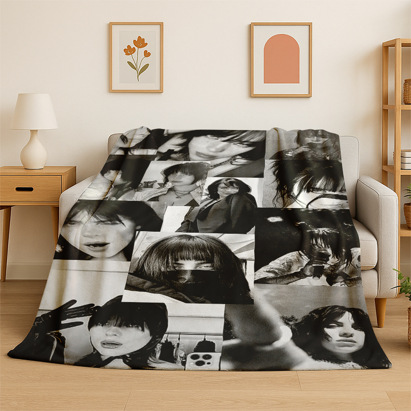 3D Billie Eilish Singer Star F - Outdoor Camping Blanket review and price