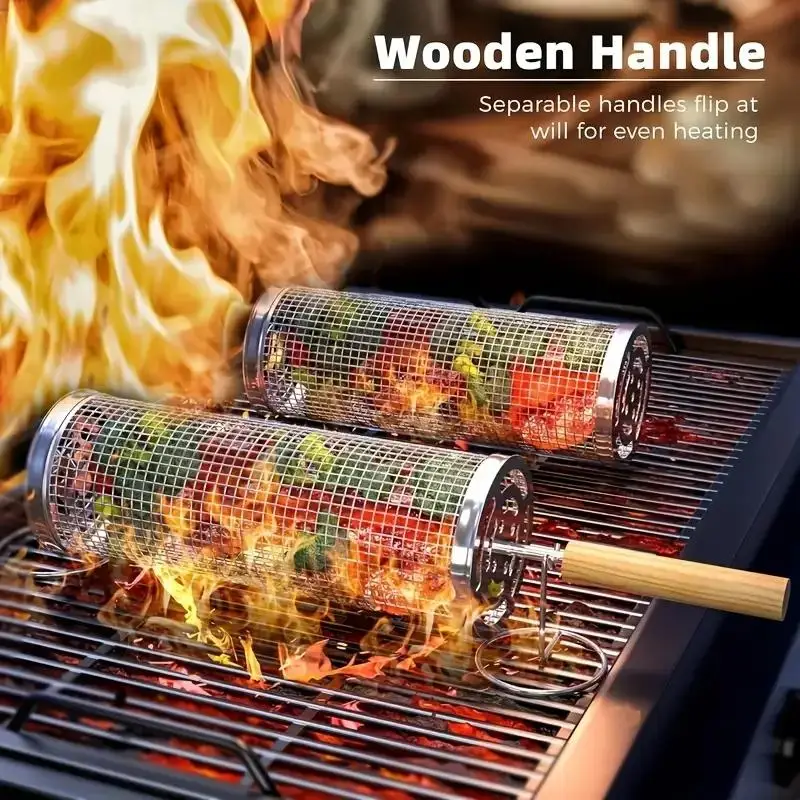 Stainless Steel BBQ Grill Bask - Outdoor Camping Bbq review and price