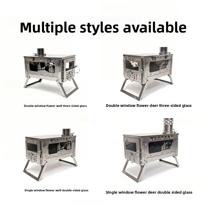 Stainless Steel Foldable Porta - Outdoor Camping Stove Wood review and price