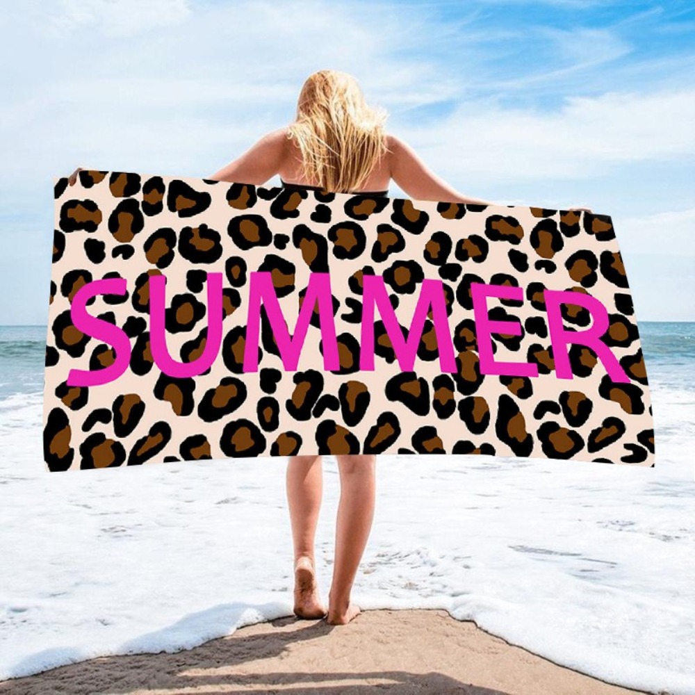 Leopard Print Bath Towel 70x14 - Outdoor Camping Blanket review and price