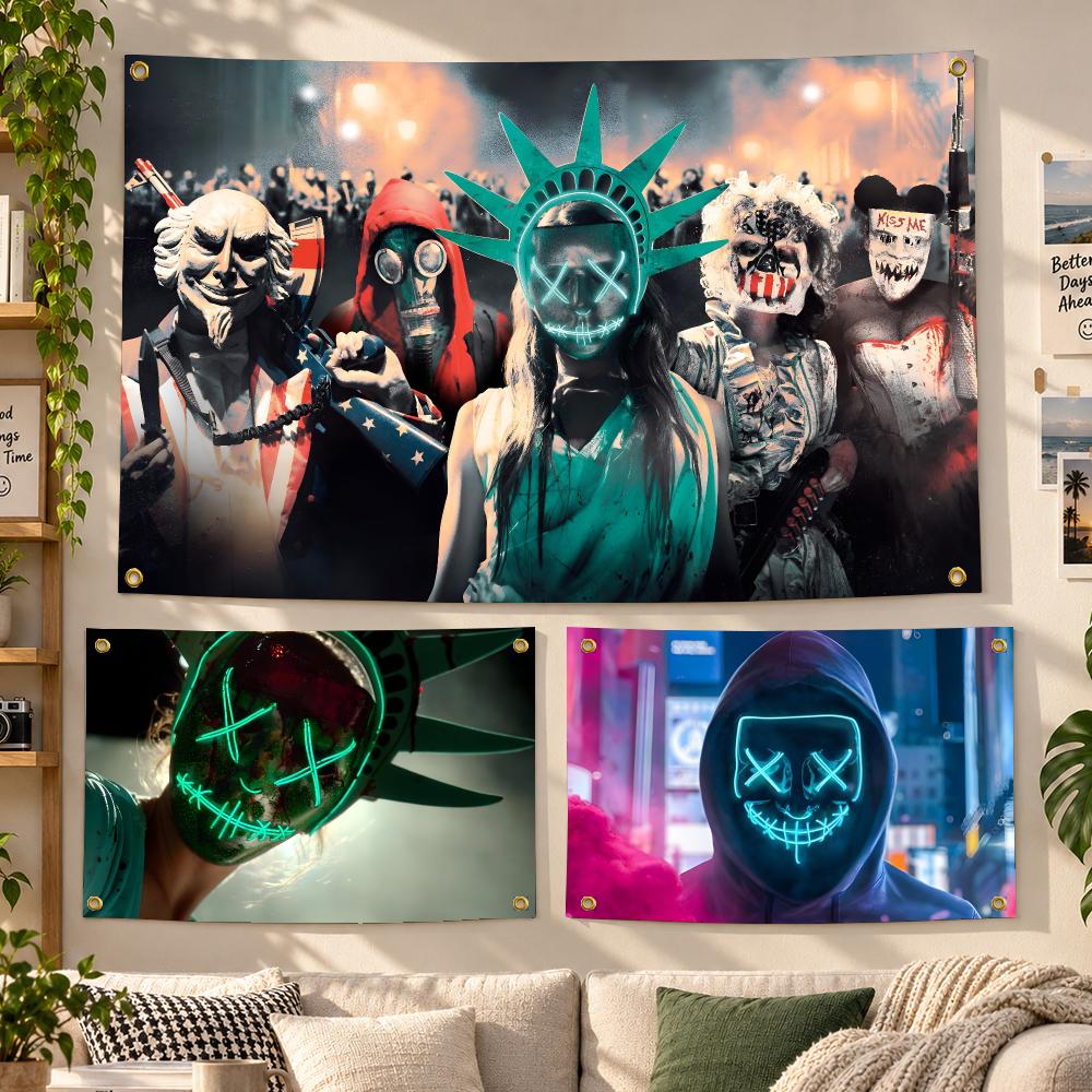 Movie The Purge Horror Flags P - Outdoor Camping Movies review and price