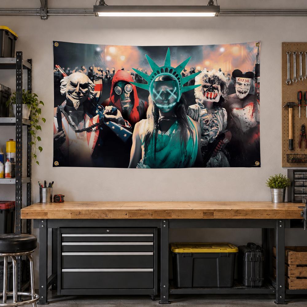 Movie The Purge Horror Flags P - Outdoor Camping Movies review and price