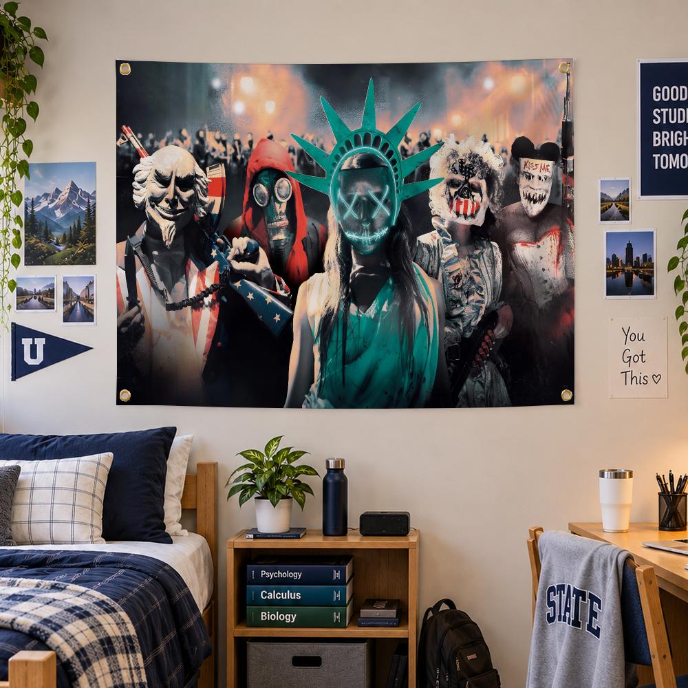 Movie The Purge Horror Flags P - Outdoor Camping Movies review and price