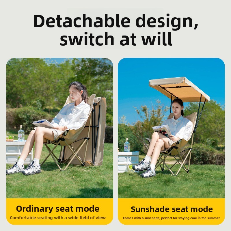 Foldable High Back Moon Chair  - Outdoor Camping High Chair review and price