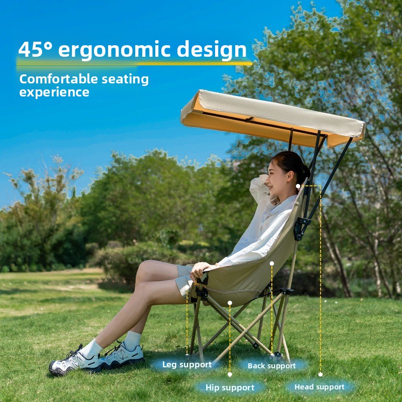 Foldable High Back Moon Chair  - Outdoor Camping High Chair review and price