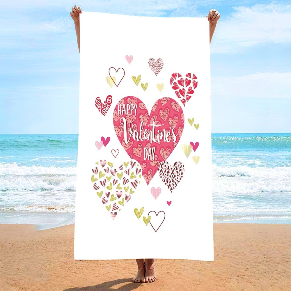 Heart Symbol Bath Towel 27x55i - Outdoor Camping Blanket review and price