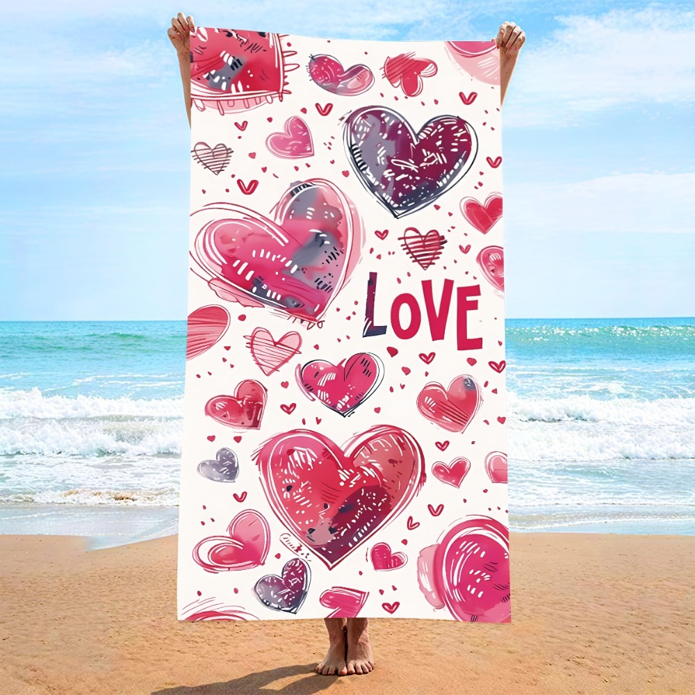 Heart Symbol Bath Towel 27x55i - Outdoor Camping Blanket review and price