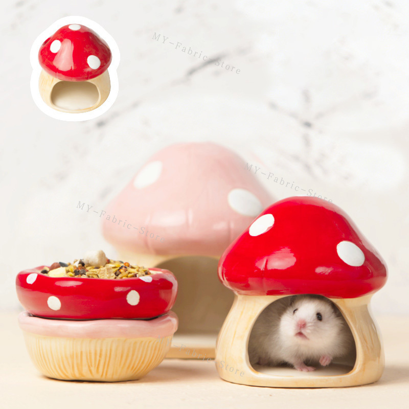 1pcs Cute Ceramic Mushroom Ham - Bear Canister review and price