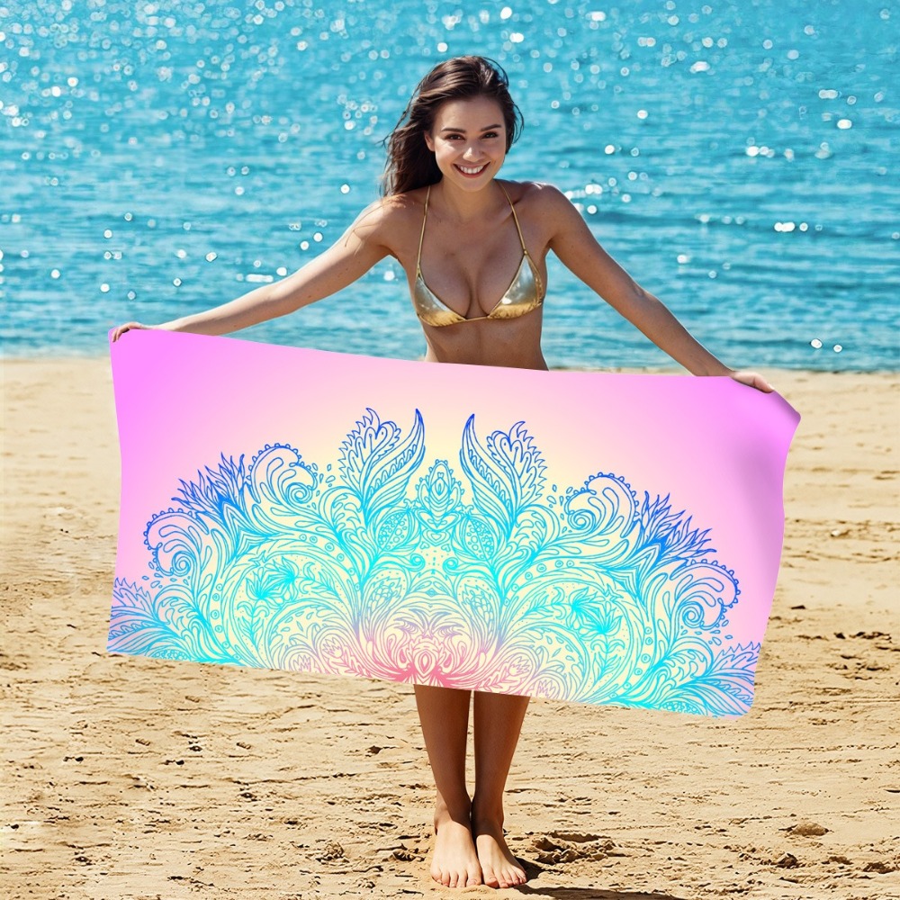 Mysterious Pattern Beach Towel - Outdoor Camping Blanket review and price